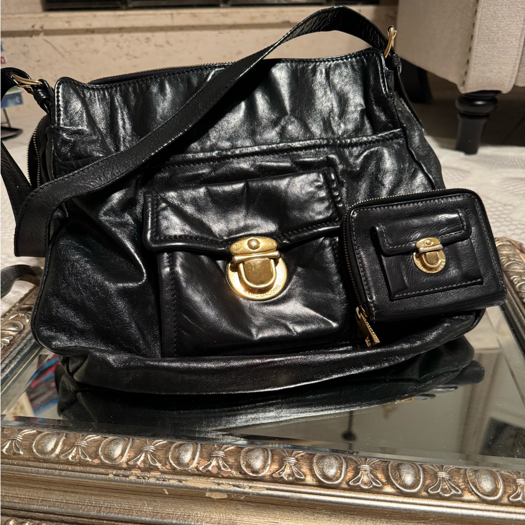 Marc Jacobs Shoulder Bag And Matching Wallet
